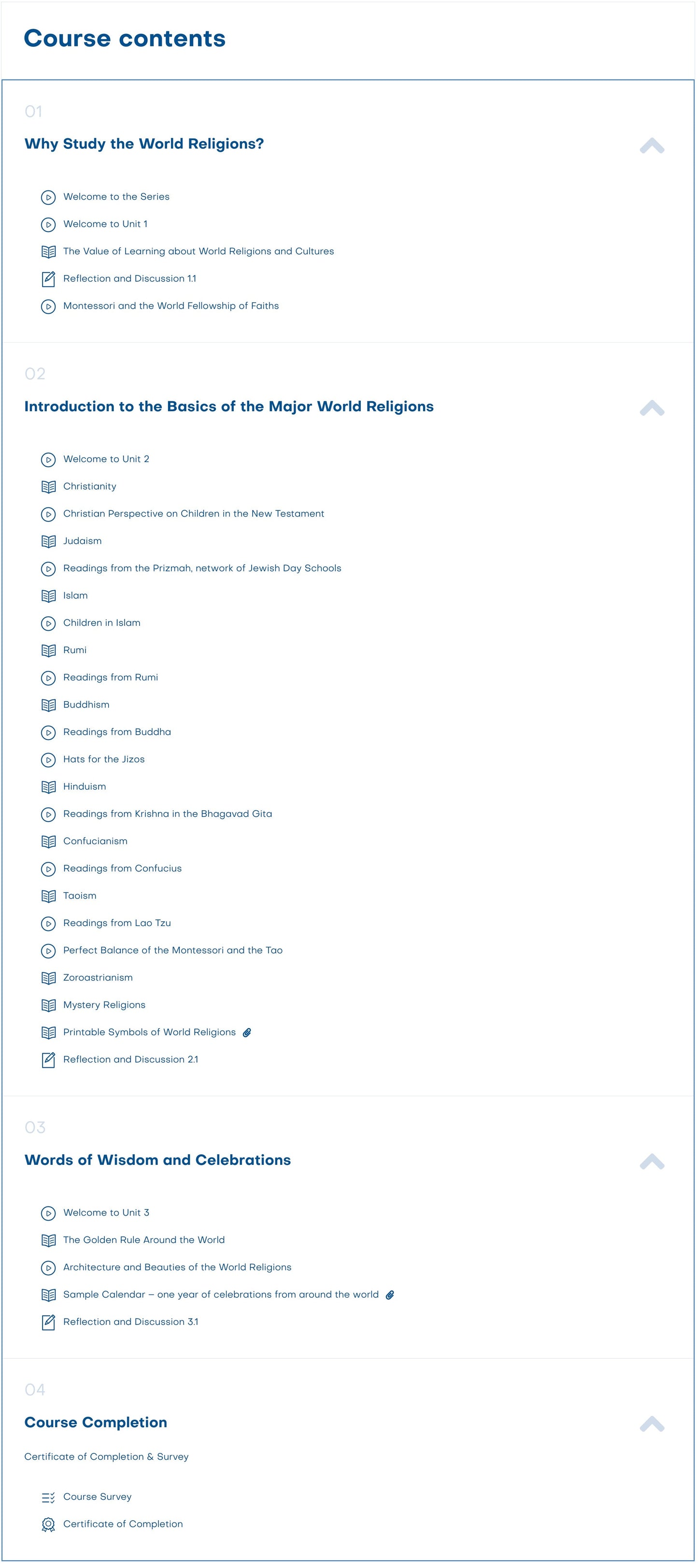 Spirit Course: The World's Great Religions